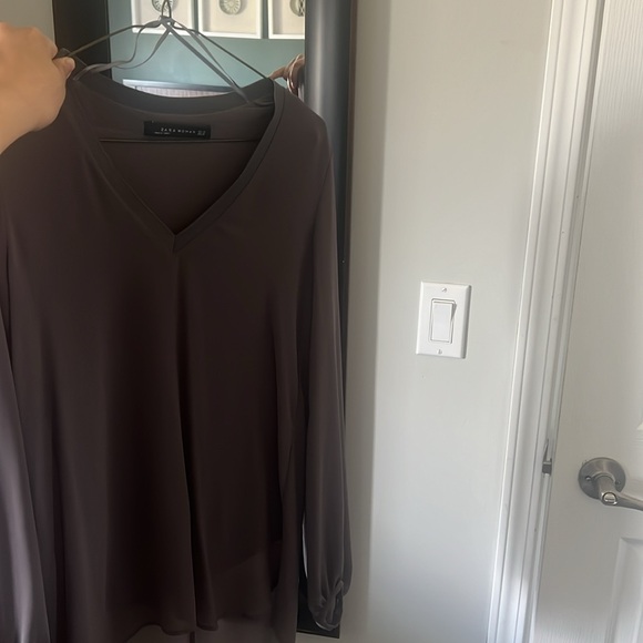 Zara sheer blouse. - Picture 3 of 6